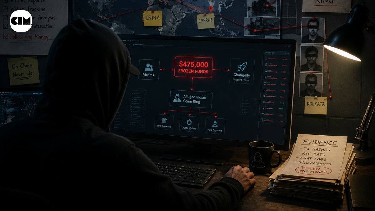ZachXBT Traces $475K Changelly Freeze to Alleged Indian Scam Ring