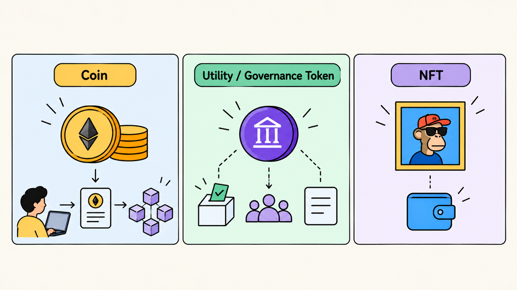 What Are the different types of Tokens in Web3